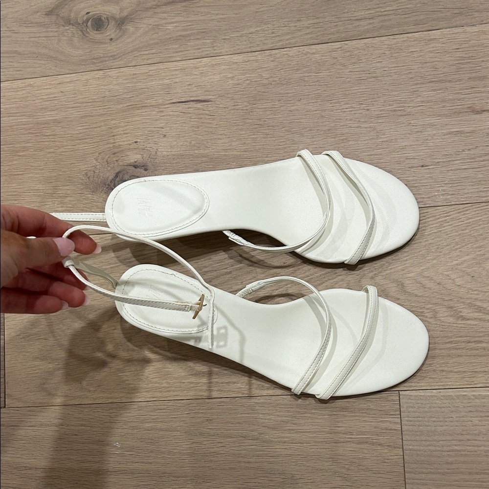 H&M wrap around mini kitten heels
Size 8 
European 39 
Almost new
